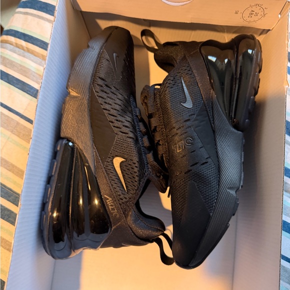 Nike Other - Nike Air Max 270 Triple Black Men's Sneakers size 5.5 women’s